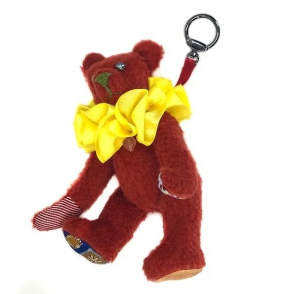 "Amber" Teddy Bear Bag Charm - keyring - trick - Picture 4 of 5